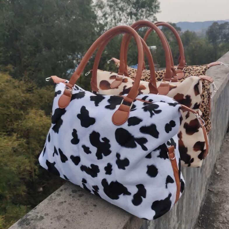 leopard duffle bolsa
