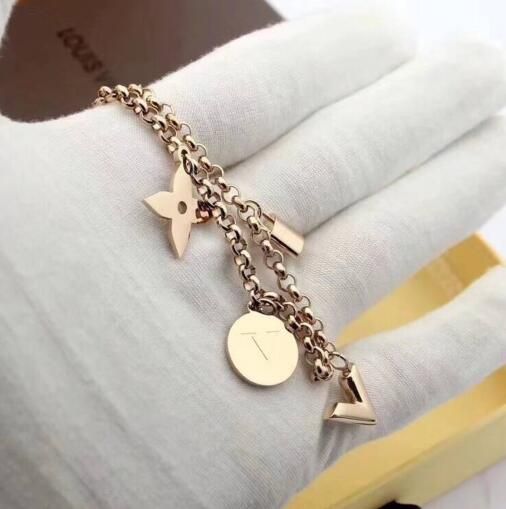 Dhgate Louis Vuitton bracelet, necklace. Designer jewelry. Boujee