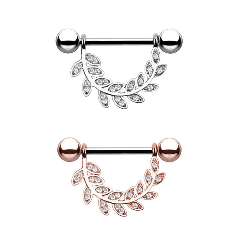 grosshandel titan nippel piercing herz barbell opal nipple shield blume charme nippel ringe fur frauen korper piercing schmuck von ibeauty 1 44 auf de dhgate com dhgate