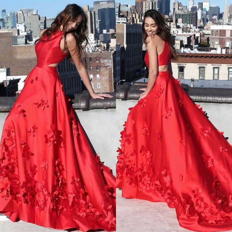 long trail prom dresses