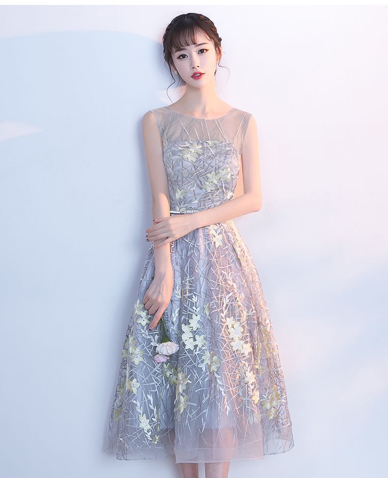 silver fancy dresses