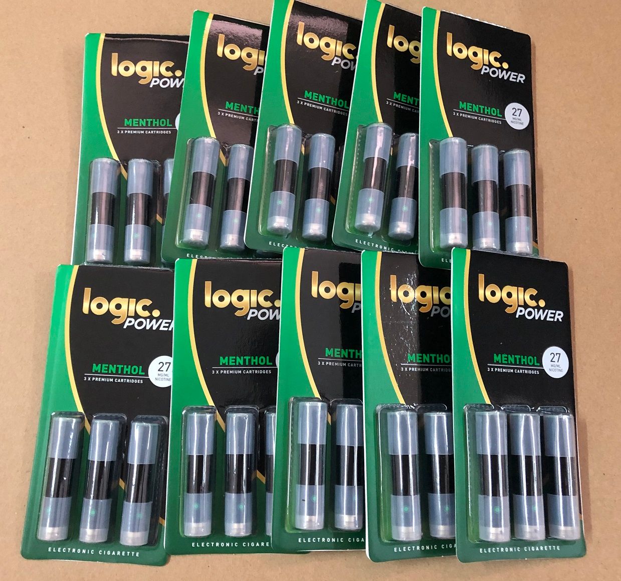 Hot Sale 2019 NEW 10 PackATOMIZER LOGIC ECIG LOGIC POWER REFILL 3X
