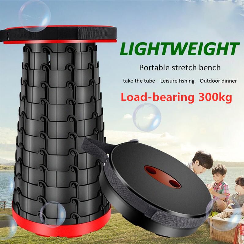 8 Estilos telescópica retráctil heces Silla plegable Jardín Camping Las heces de 300 kg Asiento