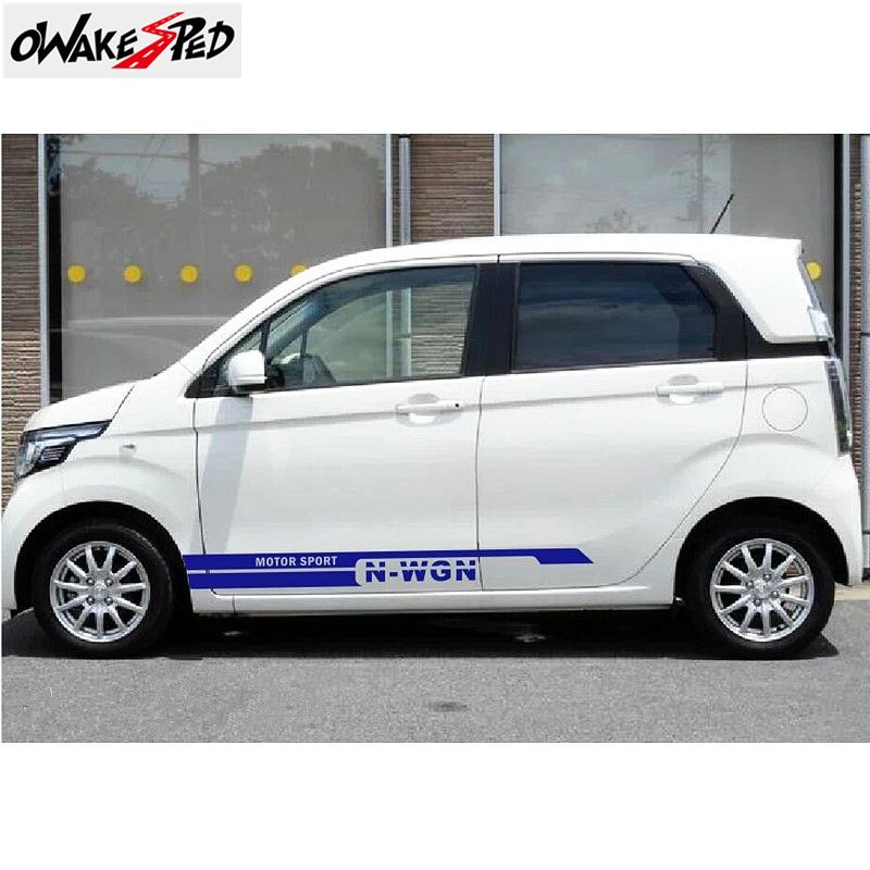 For Honda N Wgn Car Body Sport Styling Decor Stickers City Auto Door Side Customized Vinyl Decal Automobile Spirit Sticker From Liuyangcar 23 95 Dhgate Com