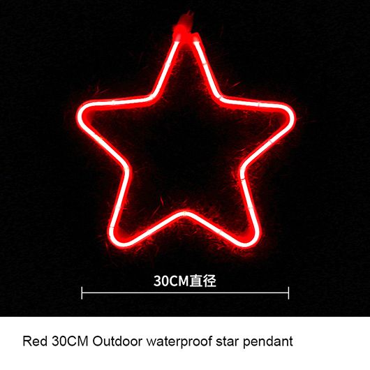 النجوم 30CM الأحمر