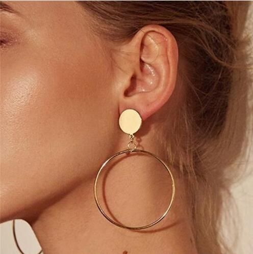 large round earrings