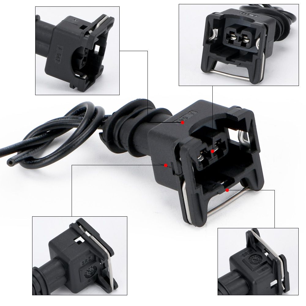 Injector Plug Dynamics Ev1 Pigtail Clip Connector Fuel Injector Connectors