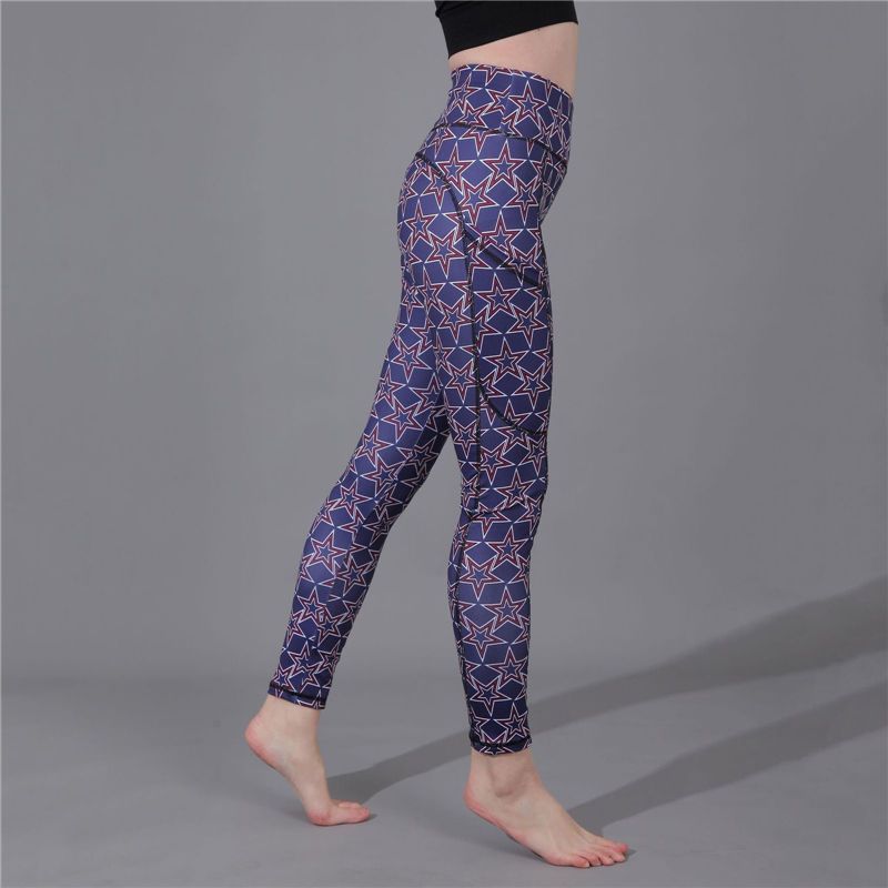 printed workout pants