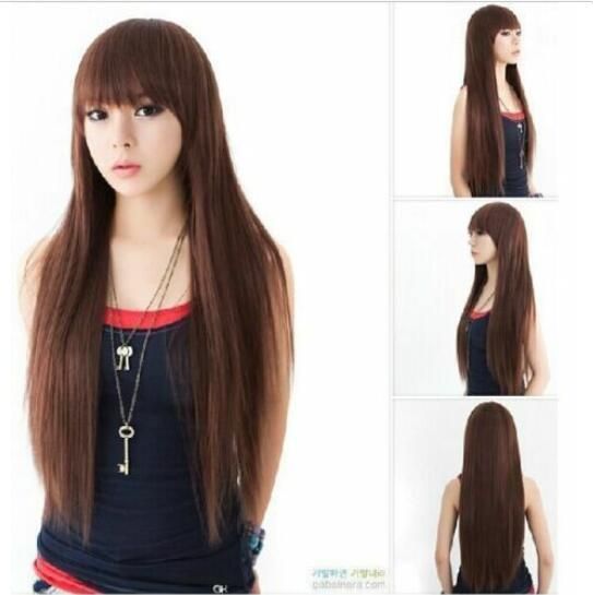 really straight hair