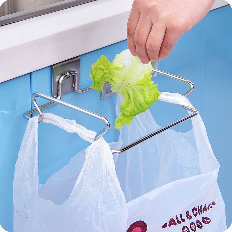 bolsa de basura Para Cocina baño almacenamiento de armario colgando 