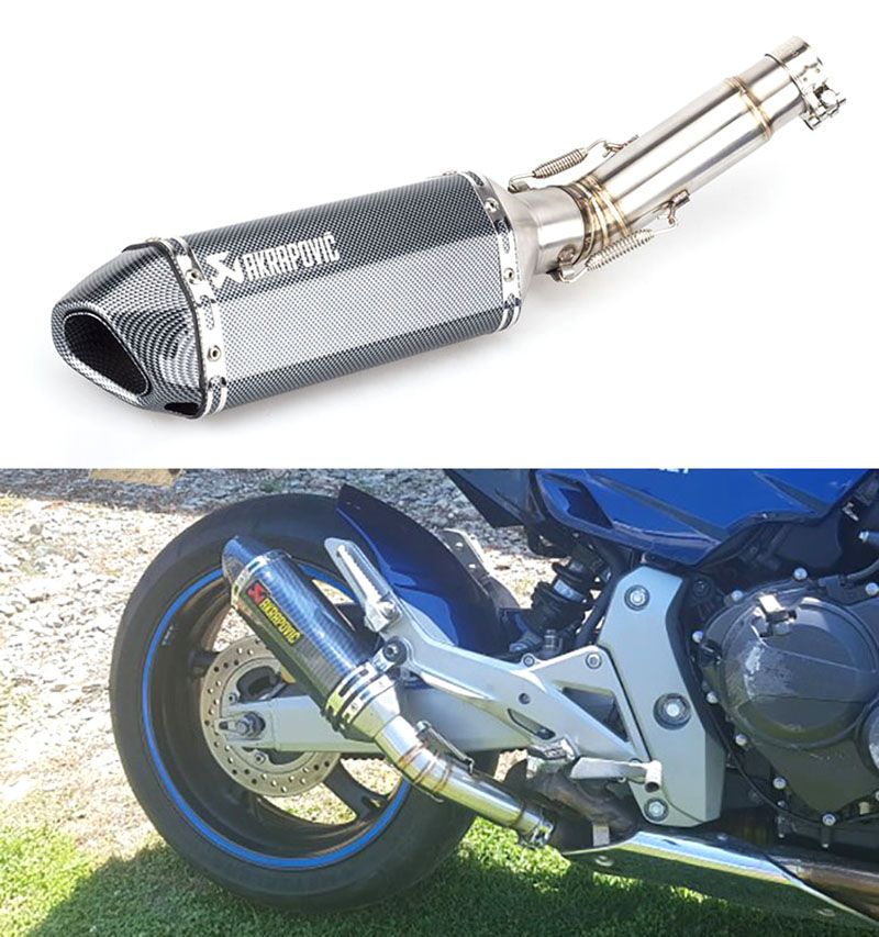 Motorcycle Full Exhaust System Slip on Muffler With DB Killer For For Honda CG 125CC CG125 