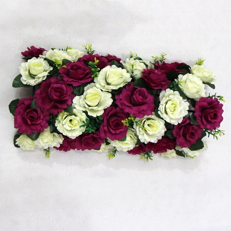 2020 Simulated Silk Flower Scene Layout Of Half Circle Flower