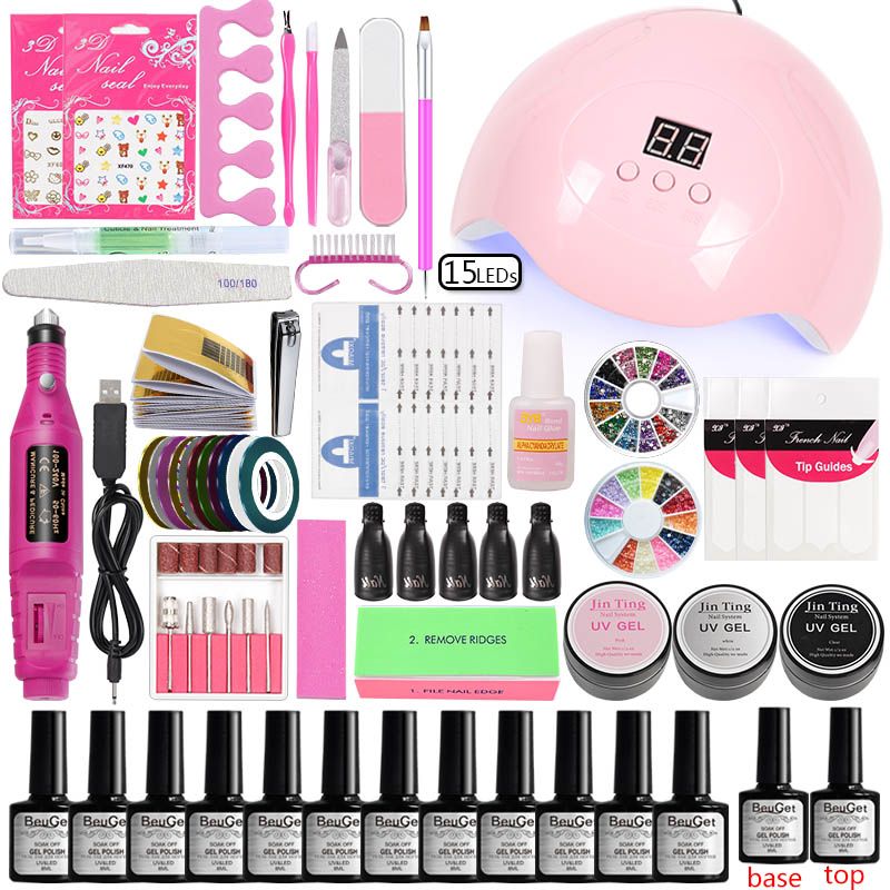Nail Accessories Art Set Manicure Tools Acrylic Kit Equipment 45w