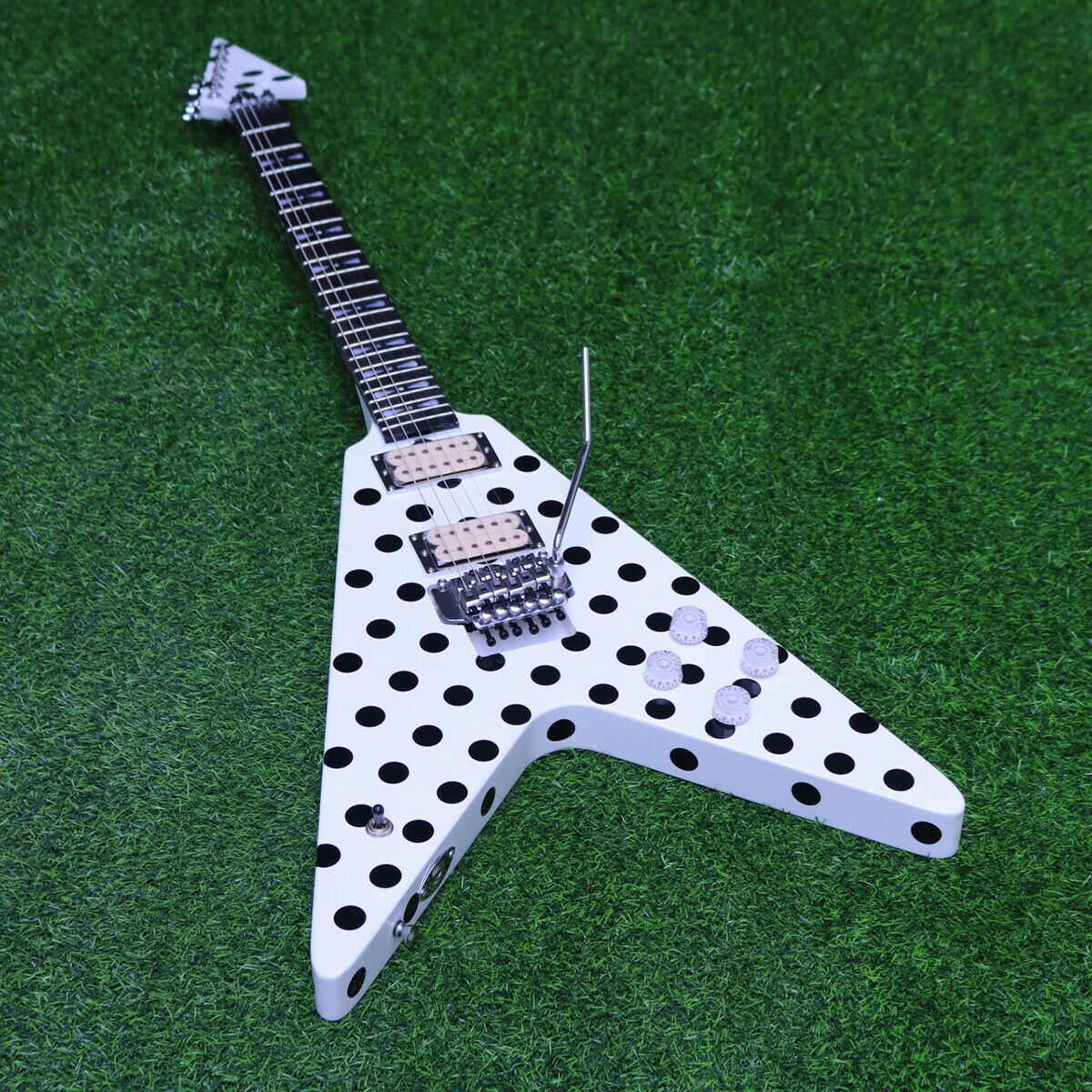 Free Randy Rhoads Signature Flying V Duplex Vibrato Electric Guitar