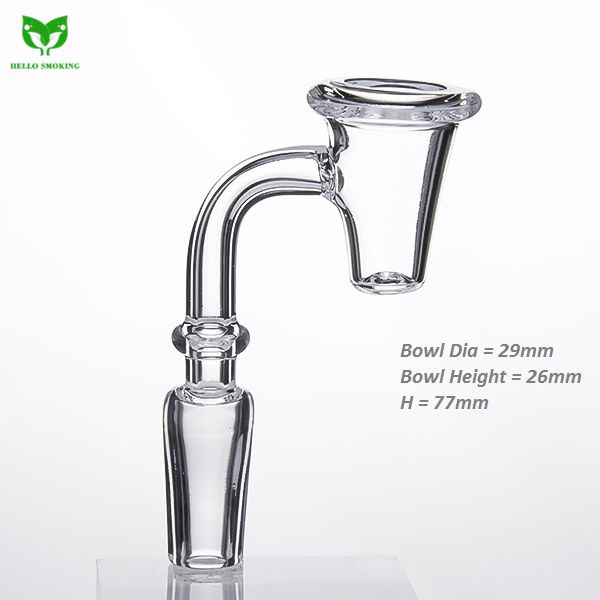 2021 Cone Quartz Banger Nail With Thick Edge Turp Slurper 18mm/14mm