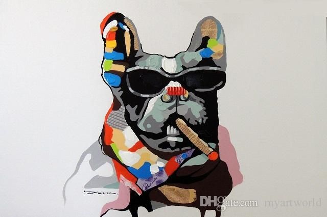 french bulldog pop art