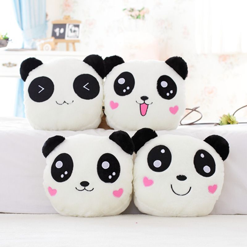 panda plush pillow