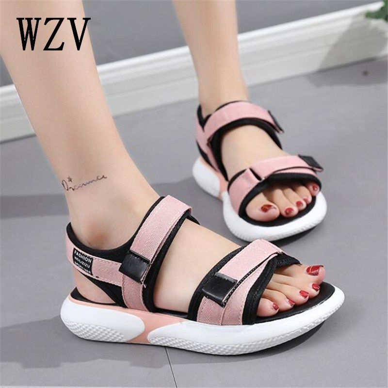 Fashion Women Sandals 2019 Breathable Comfort Shopping Ladies