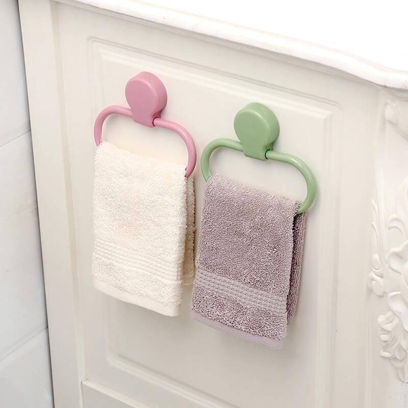 2019 Back Hanger Towel Sponge Holder Storage Rack For Bathroom