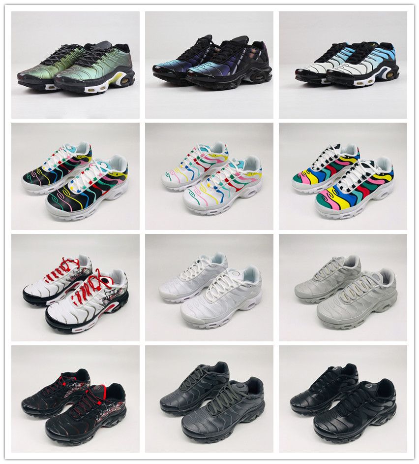 2020 RMax Plus SE Graphical Paper Styled Triple Black Women Men Running Shoes TN Cushion Rainbow Desinger Sports Trainer Mens Sneaker With Box From Nike_jordan_shoes, $52.85 | DHgate.Com