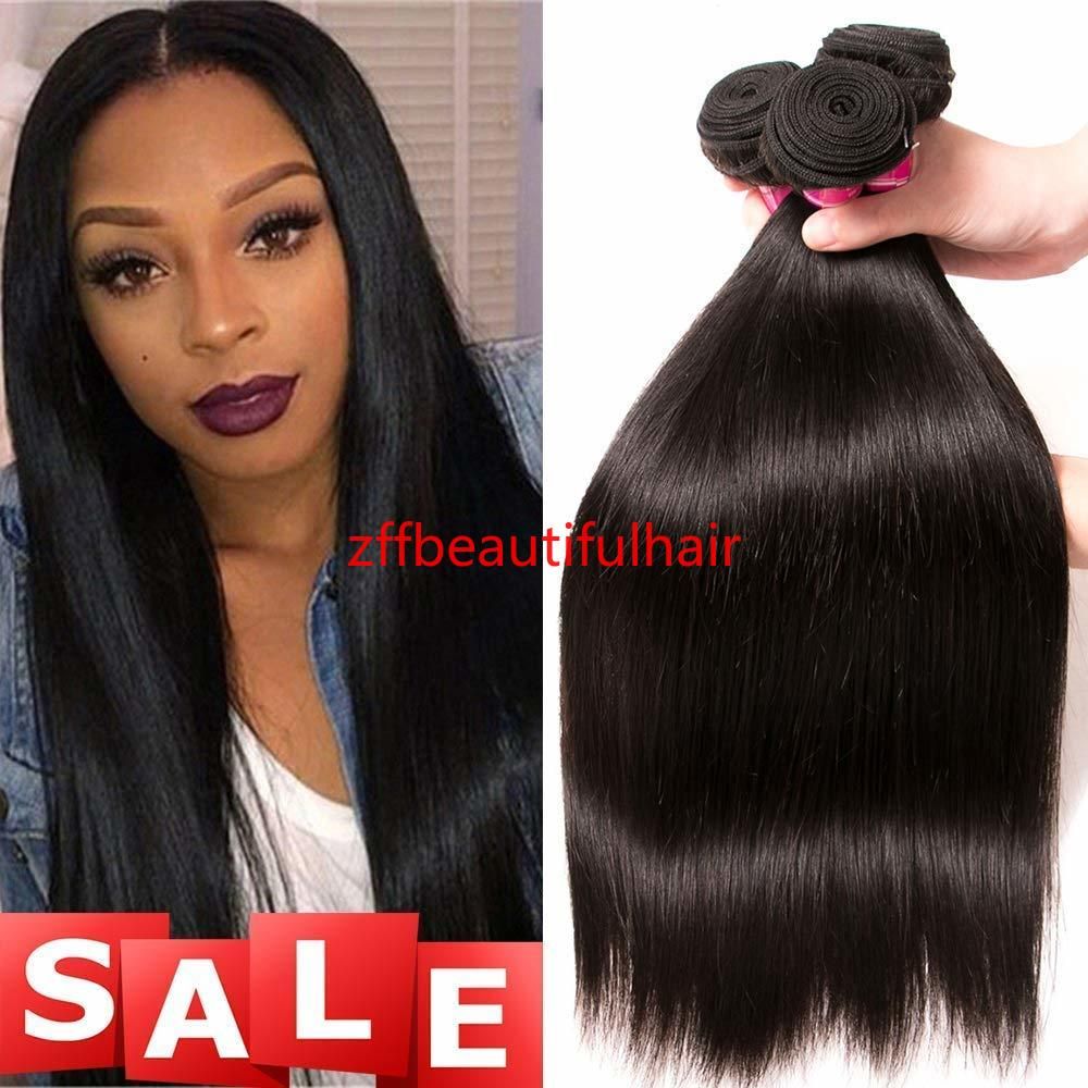 Brazilian Hair Straight Bundles 8a Grade 10 12 14 Inches 100