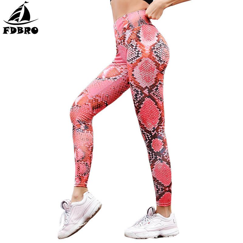 snake print yoga pants