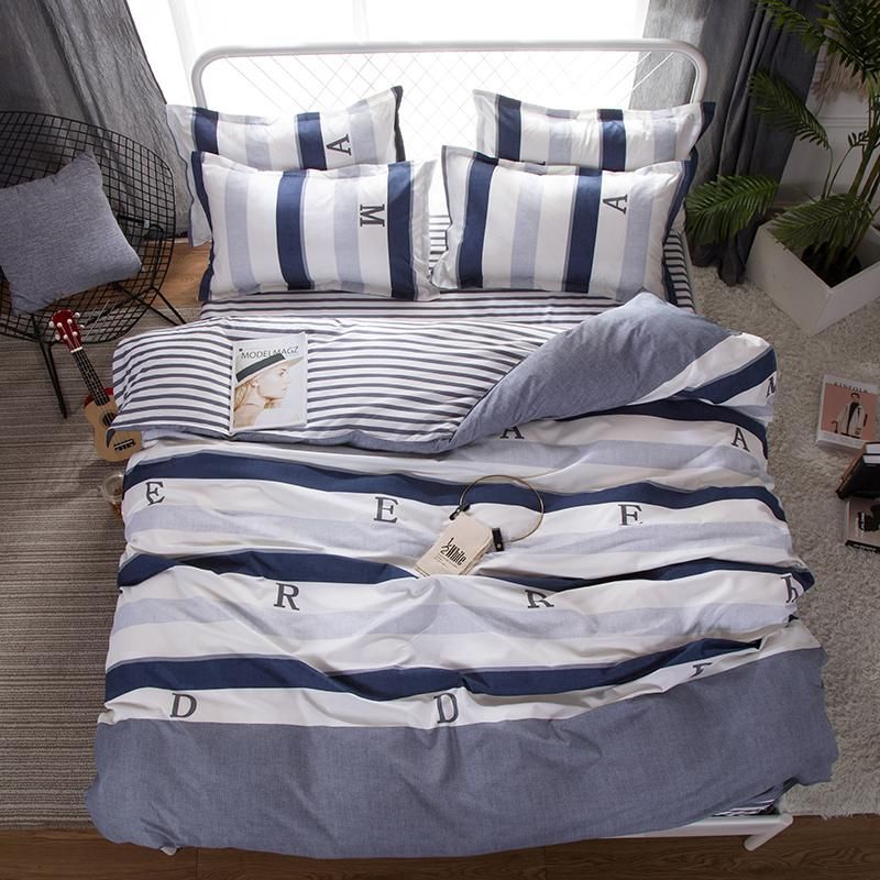 Bedding Set Duvet Cover Set Bed Linens Bedclothes Single Queen King Size Bed Sets Golden Blue Grey Brown White From Zuihangyuan1 24 6 Dhgate Com