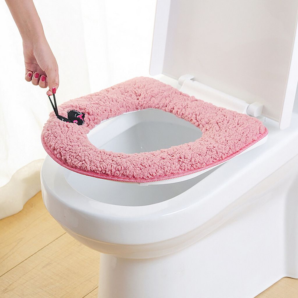 embroidered toilet seats