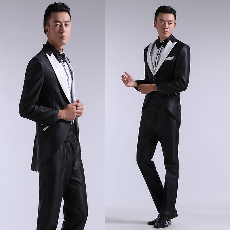 فستان ذيل بشق الرجل بدلة العريس يتزوج سيد ا كاملا للاحتفالات ملابس فوتوغرافي ستوديو ملابس رجالية 2020 من Sanfhy 534 59ر س موبايل Dhgate