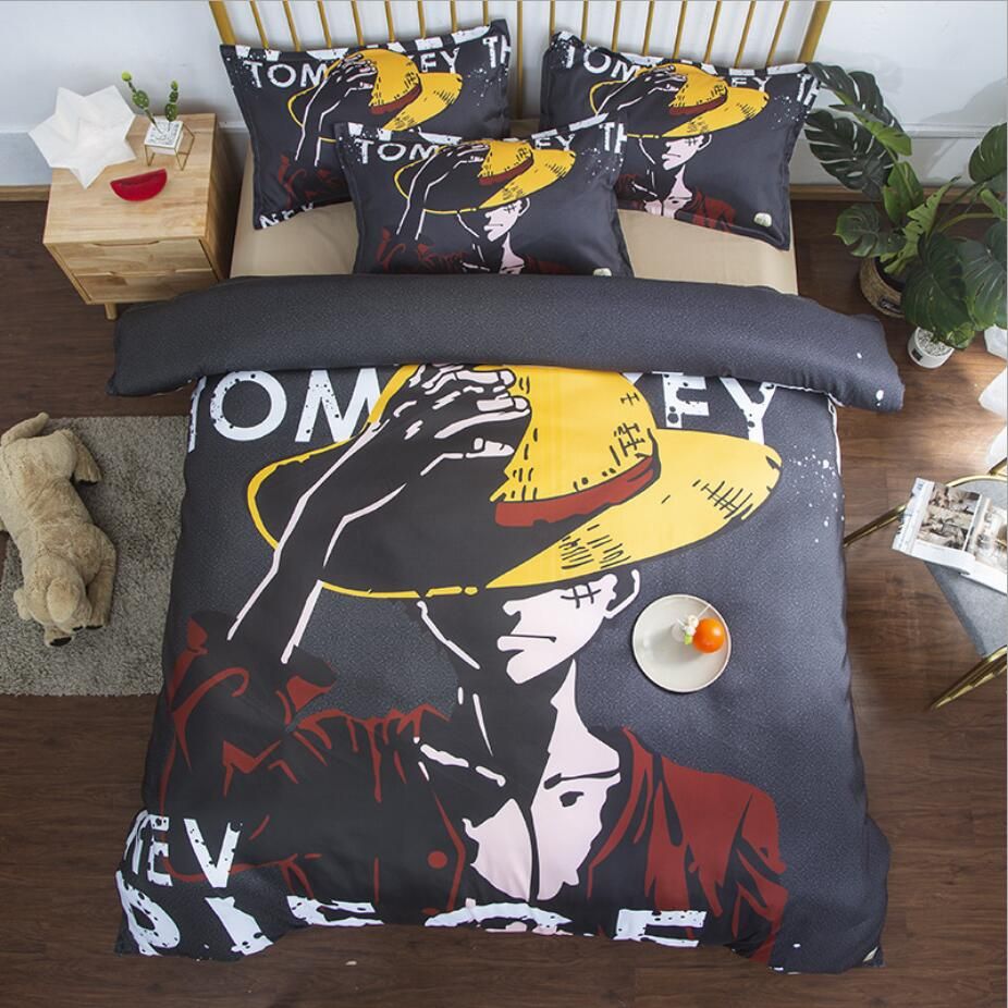 Duvet Cover One Piece Monkey D Luffy Devil Nut Three Blades