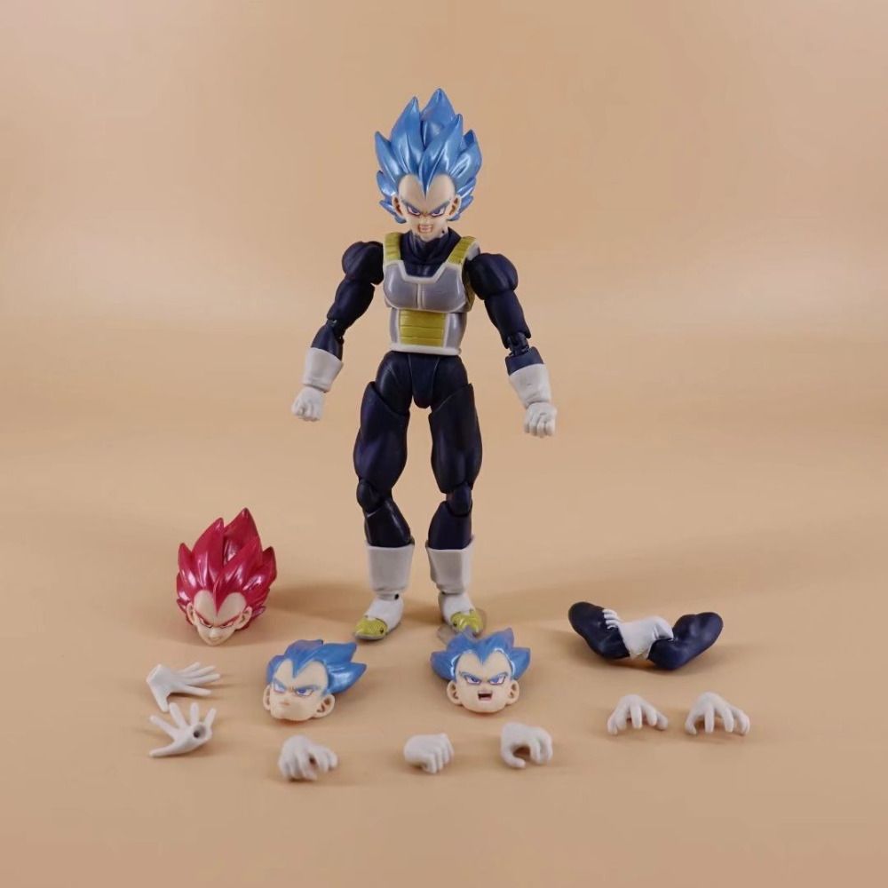 Dragon Ball juguete animado Broly Super Saiyan Vegeta Trunks Diablo Buu feroz batalla de colección figura Dragon Ball juguete animado Broly Super Saiyan Vegeta Trunks Diablo Buu feroz batalla de colección figura