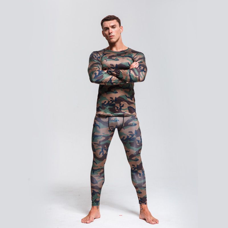 camouflage long johns