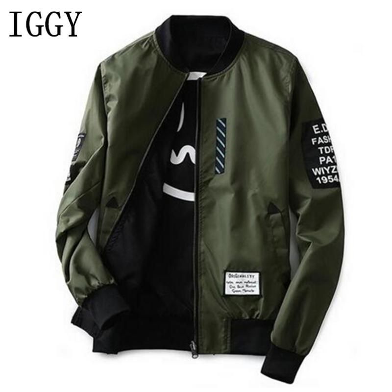 IGGY Bomber Jacket Men Pilot With 