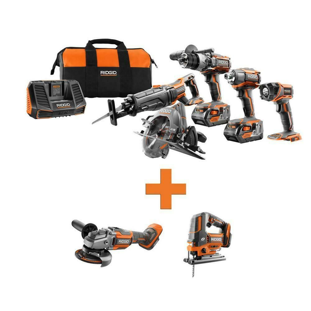 Compra NUEVA RIDGID 18v Inalámbrico Combo Tool Kit De Herramientas Del  Taladro Consideró 7 Impacto Grinder Juego De Luces Barato | Entrega Rápida  Y Calidad | Es.Dhgate