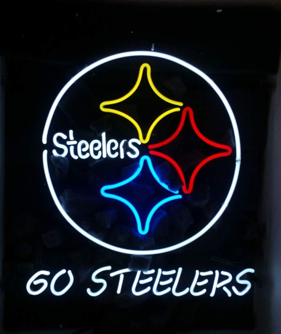 2020 Custom Made Go Steelers Neon Sign Light Real Glass