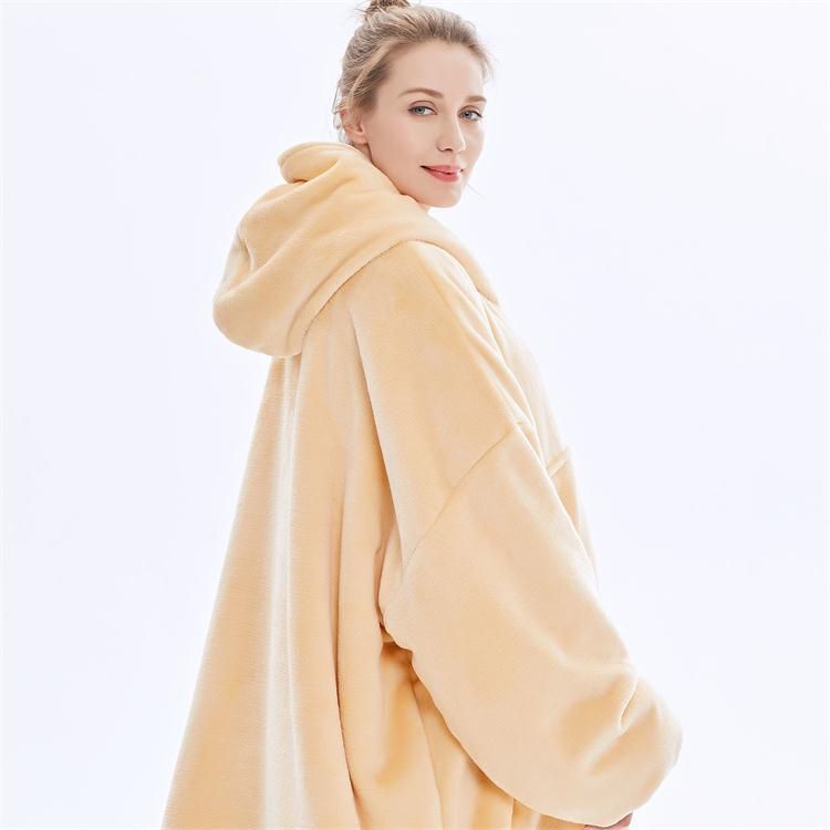 fleece blanket with hood