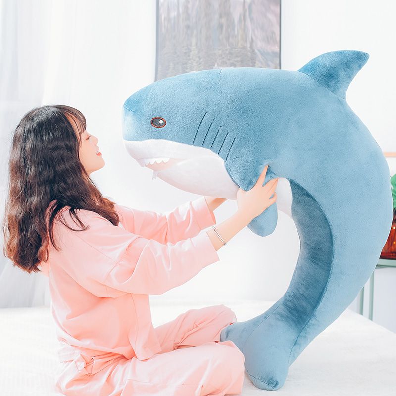 large stuffed shark toy