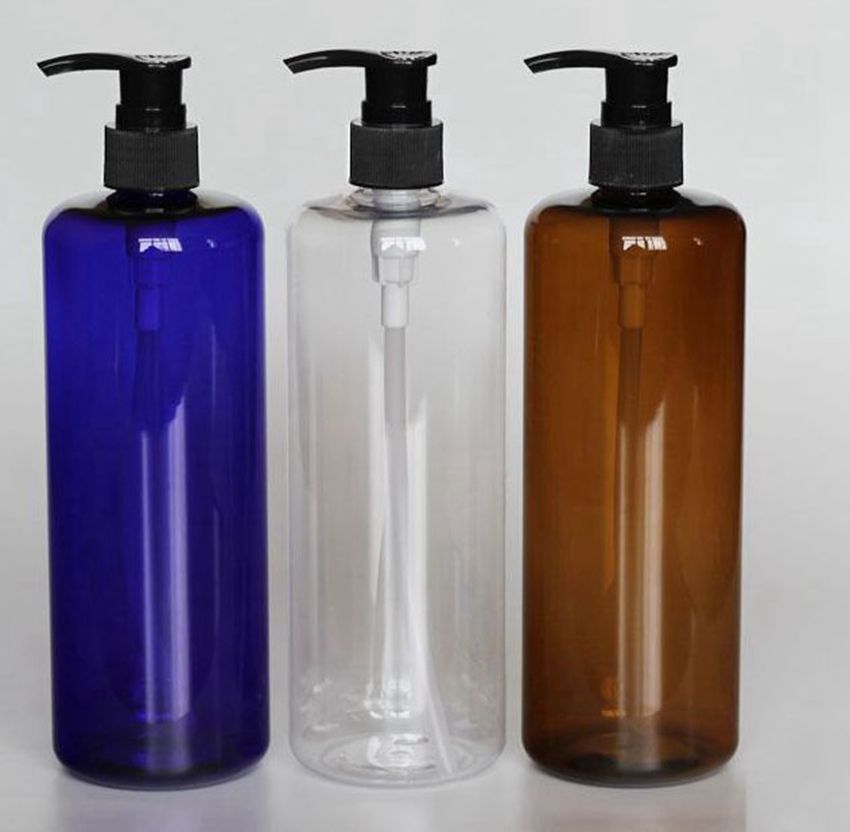 2020 500ml Empty PET Bottle Plastic Liquid Shampoo Cosmetics Packaging