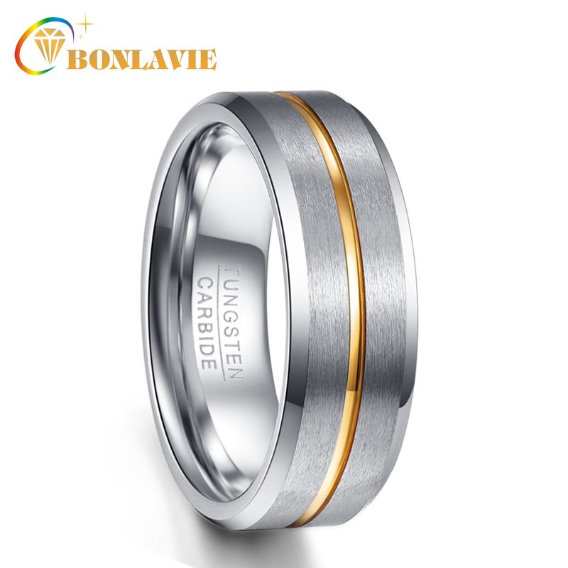 Anillo De Hombre Plateado Anillo De Boda 100% Carburo De Anillo De Hombre Plateado Anillo De Boda 100% Carburo De