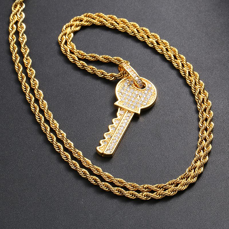 Hip Hop Pendant Necklace Bling 