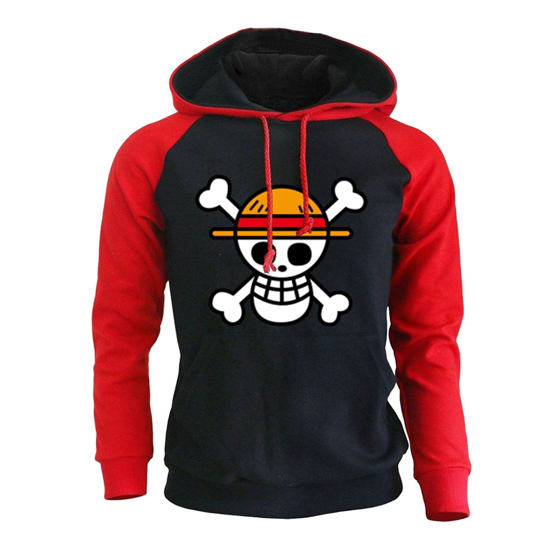 2020 One Piece Luffy Cartoon Print Hoodie Sweatshirts Autumn Winter Men ...