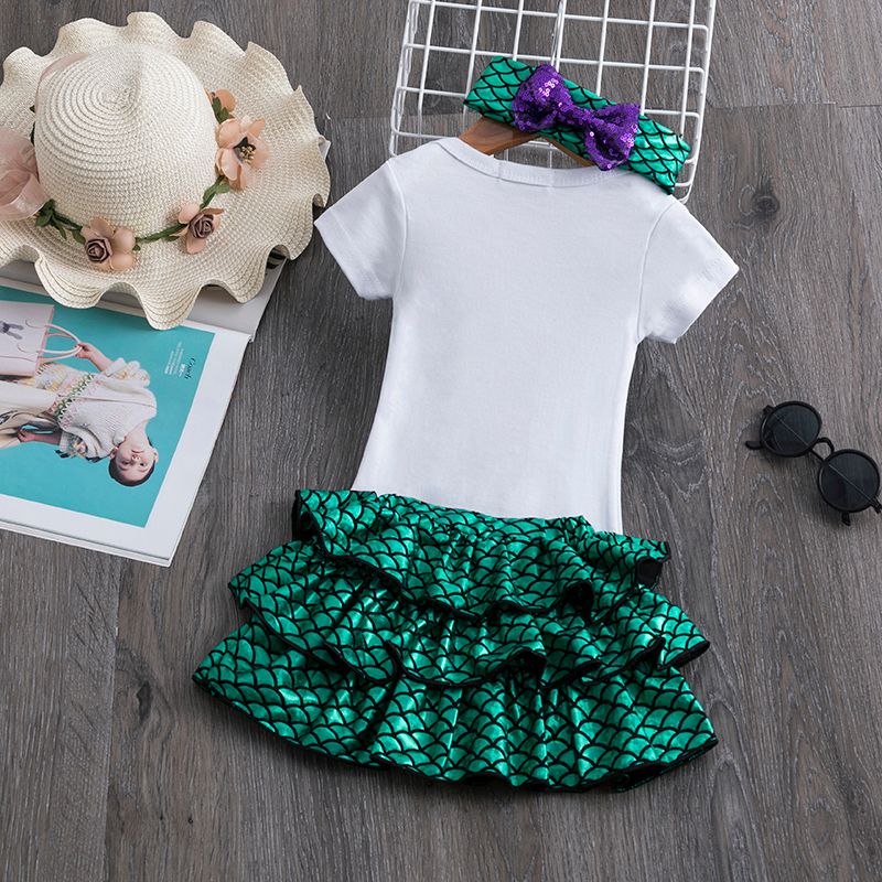 1 Año Partido del bebé del vestido de cumpleaños del niño vestido con tutú Sirenita se 1 Año Partido del bebé del vestido de cumpleaños del niño vestido con tutú Sirenita se
