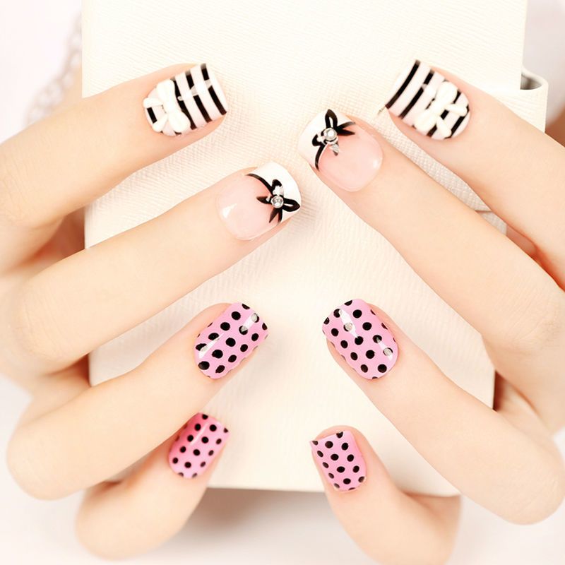 stick on nail designs