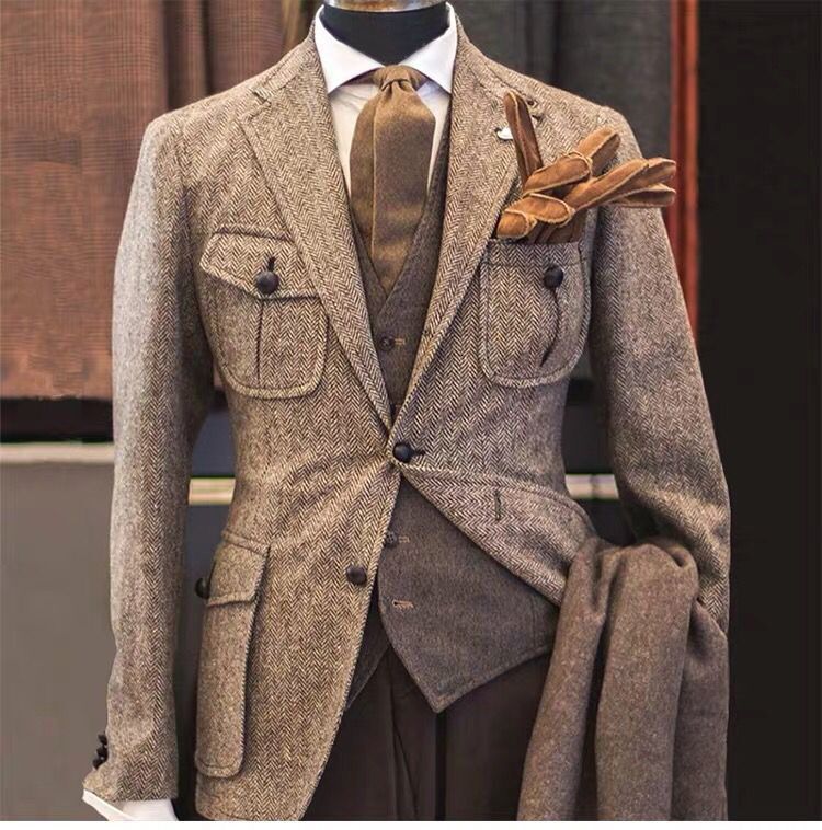 Vintage Wool Hunting Coat Men Multi 