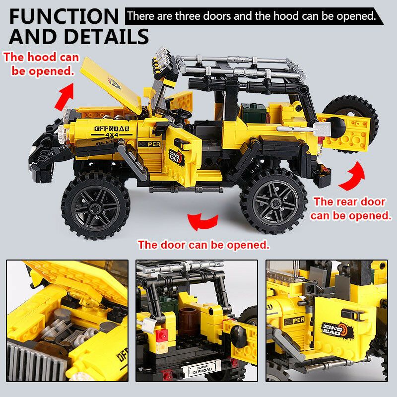 Xingbao 03024 Super Vechile Building Blocks Car Set Bricks Toy for Boys 512pcs