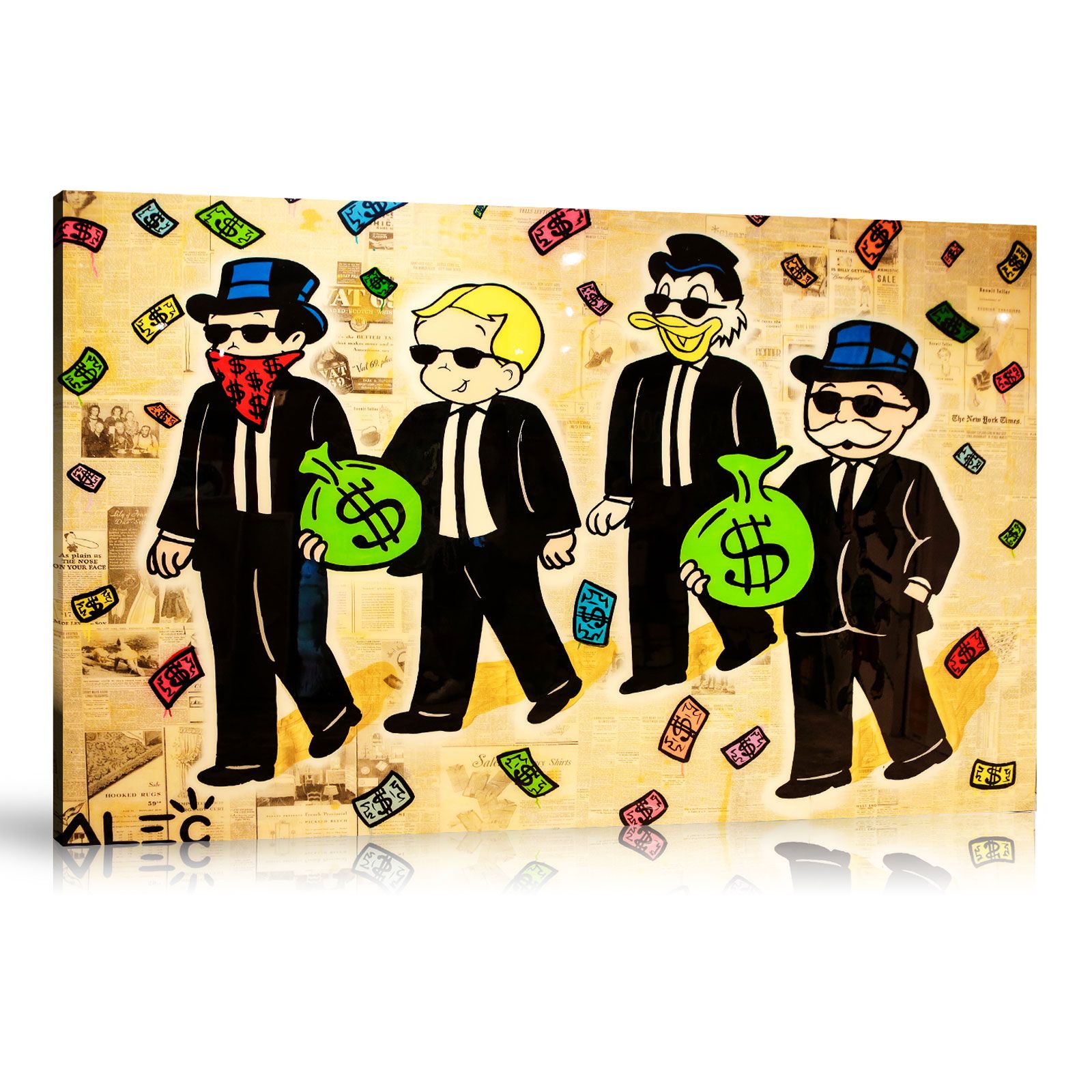 Alec Monopoly HD Print Oil Painting Home Decor Art on Canvas New York Unframed