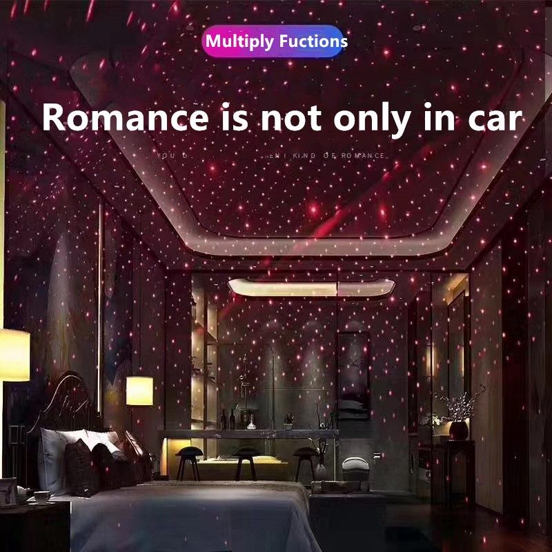 2019 Star Projector Night Light Auto Roof Lights Adjustable Romantic Galaxy Flexible Interior Usb Car Lights Portable For Car Bedroom Party From