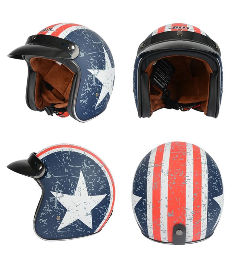 Best Seller Motorcycle Helmet Retro Vintage Cruiser Chopper Scooter Cafe Racer Cascos Moto Helmet 3 4 Open Face Modular Motorcycle Helmets Moped Helmets From Autopart Bright 38 2 Dhgate Com