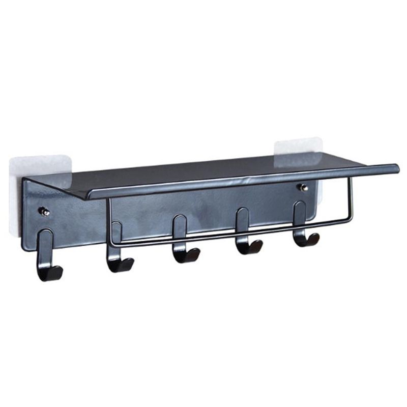 Retro Wrought Iron Shelf Bathroom Free Punching Wall Mounted