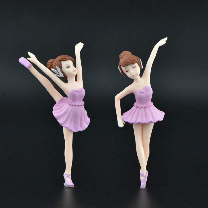 Gracia ballet bailarina niña en miniatura accesorios de decoración de jardín de hadas muñeca gnome white Gracia ballet bailarina niña en miniatura accesorios de decoración de jardín de hadas muñeca gnome white
